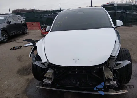 2022 Tesla Model Y Performance Dual Motor All-Wheel Drive из США, поврежденный, VIN 7SAYGDEF2NF354925